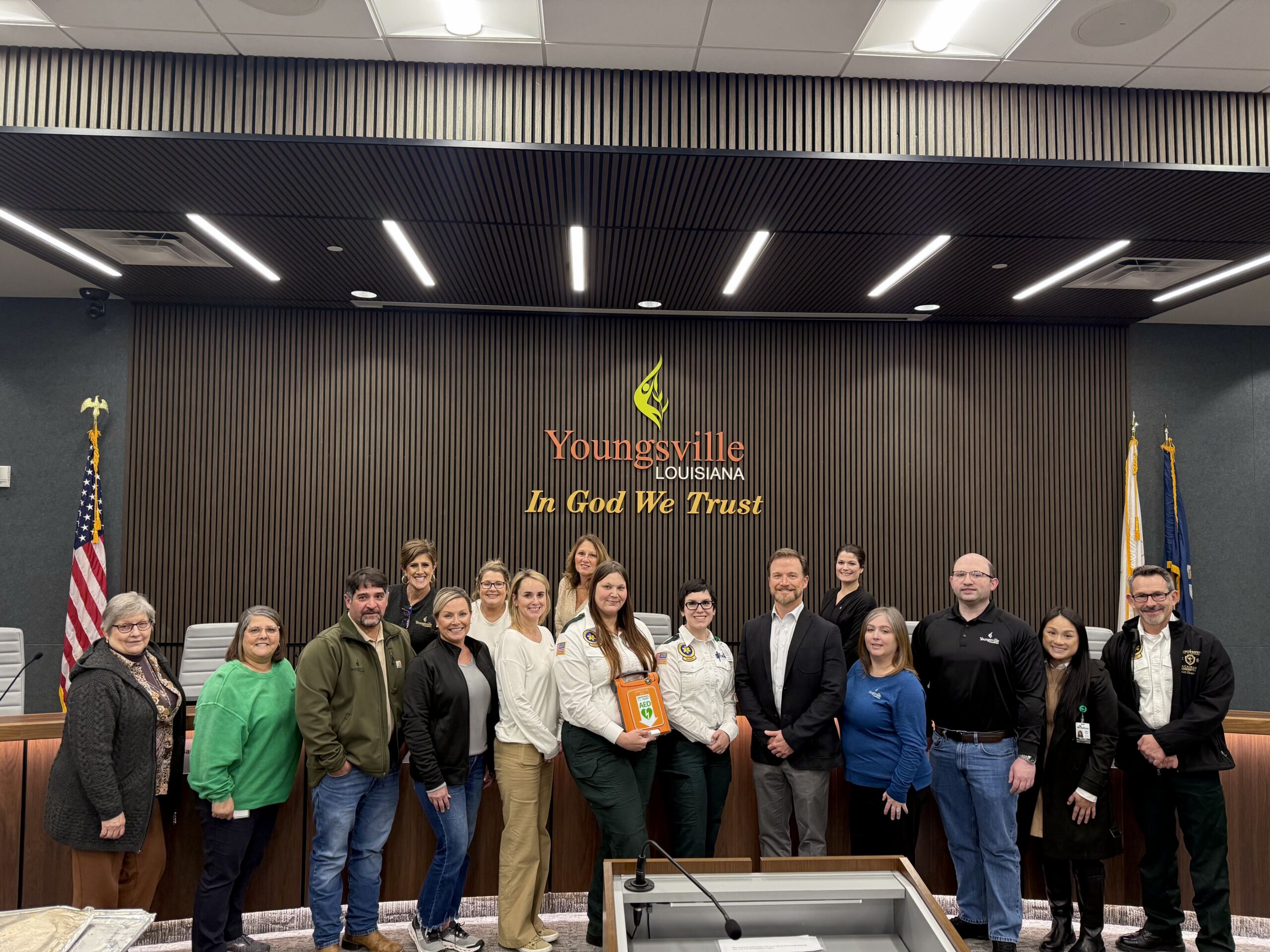 12-25 Youngsville AED donation